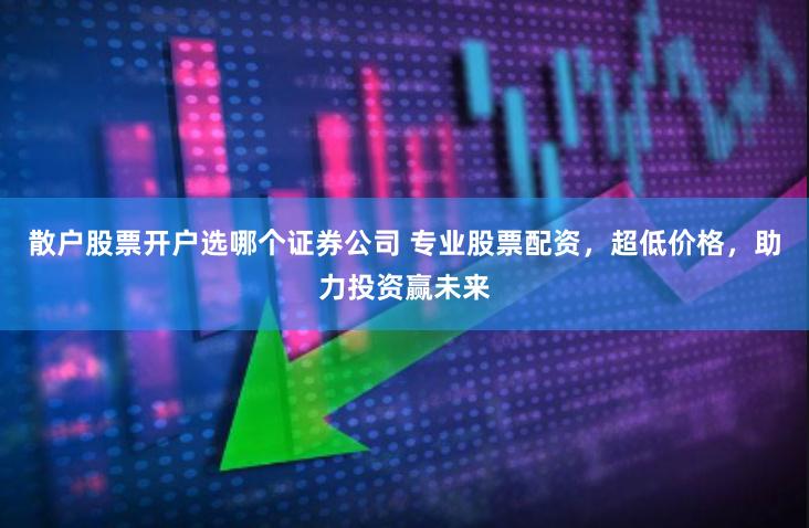 散户股票开户选哪个证券公司 专业股票配资,超低价格,助力投资赢未来